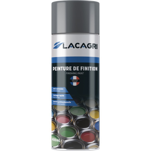 Peinture de Finition Gris Saphire Massey Ferguson Aerosol 400ML Lacagri référence fournisseur 1640063